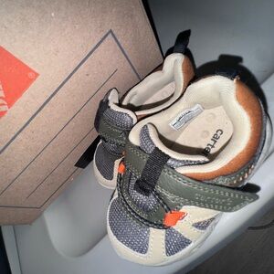 Carter's Kids Sneakers - Gray, Green, and Orange